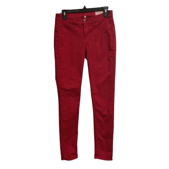 rag & bone Denim - Rag & Bone Jean For Intermix Legging Skinny Jean Red